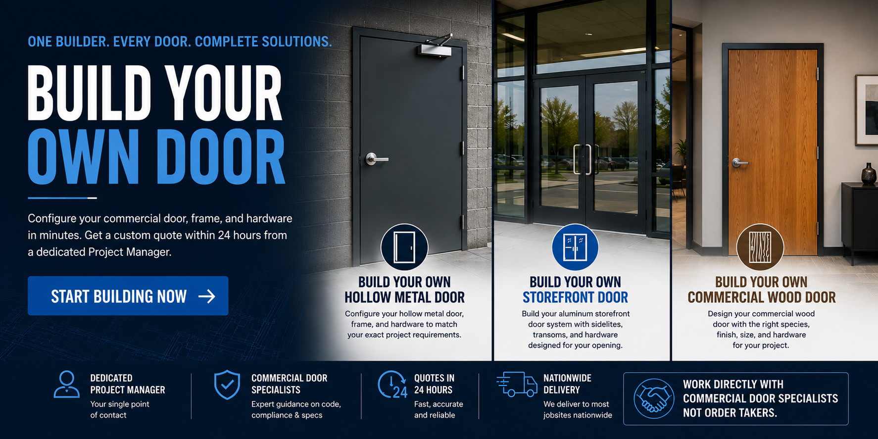 Build Your Commercial Door Package Online